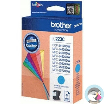 Tusz BROTHER (LC223C) niebieski 550str