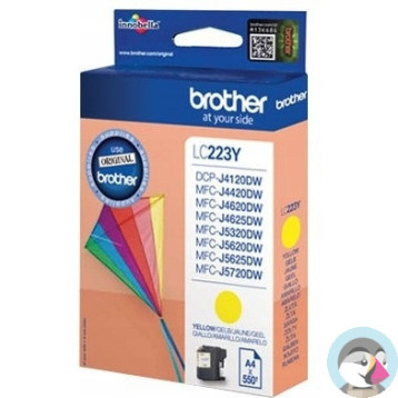 Tusz BROTHER (LC223Y) żółty 550str