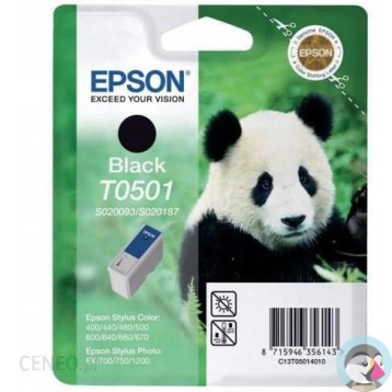 Tusz EPSON (T0501/C13T05014010/S020093/S020187) czarny 400str Stylus 400/500/600