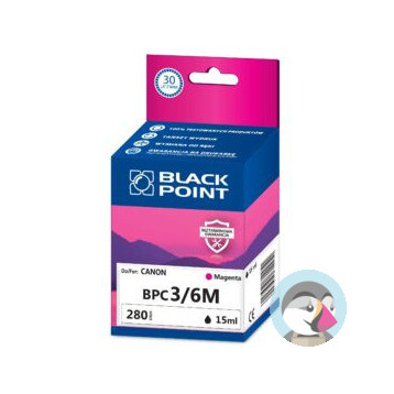 Tusz BLACK POINT (BPC3/6M) purpurowy 15ml zamiennik CANON (BCI-3M/BCI-6M) BJC3000/6000/i550