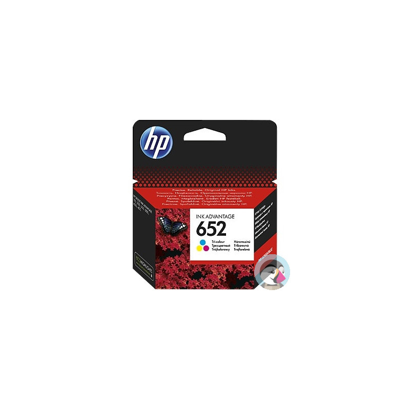 Tusz HP 652 (F6V24AE) kolor 200str 1115/2135/2136/3635/3835/4675