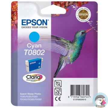 Tusz EPSON (T0802/C13T08024010) niebieski 250str Stylus Photo R265/360