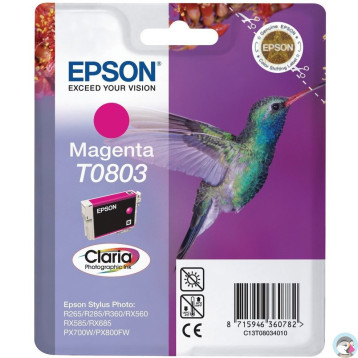 Tusz EPSON (T0803/C13T08034010) purpurowy 250str Stylus Photo R265/360