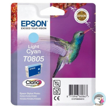 Tusz EPSON (T0805/C13T08054010) niebieski jasny 250str