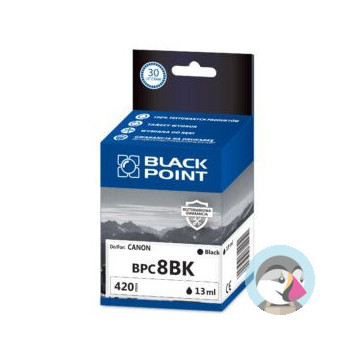 Tusz BLACK POINT (BPC8BK) czarny 13ml zamiennik CANON (CLI-8BK/0620B001) IP4200/4300/4500/5200