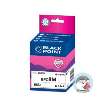 Tusz BLACK POINT (BPC8M) purpurowy 900str zamiennik CANON (CLI-8M/0622B001) IP4200/4300/4500/5200