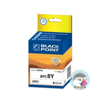 Tusz BLACK POINT (BPC8Y) żółty 880str zamiennik EPSON (CLI-8Y/0623B001) IP4200/4300/4500/5200