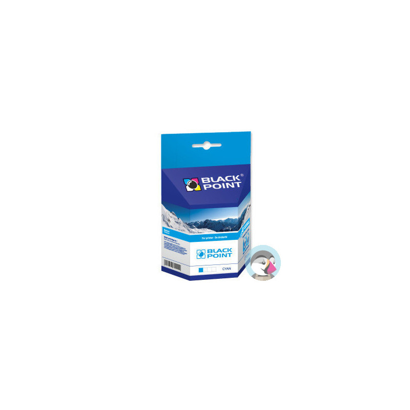 Tusz BLACK POINT (BPBLC1100/980XLC) niebieski 1500str zamiennik BROTHER (LC980C/LC1100C)