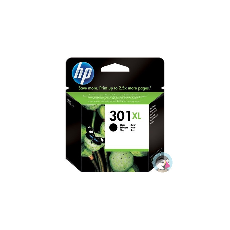 Tusz HP 301XL (CH563EE) czarny 480str/8ml 1000/1050/2000/2050/3000/3050