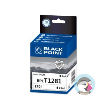 Tusz BLACK POINT (BPET1281) czarny 10ml zamiennik EPSON (T1281/C13T12814012)