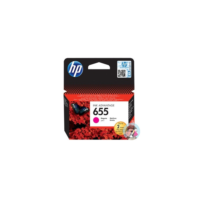 Tusz HP 655 (CZ111AE) purpurowy 600str 3520/3525/4615/4625/5525/6525