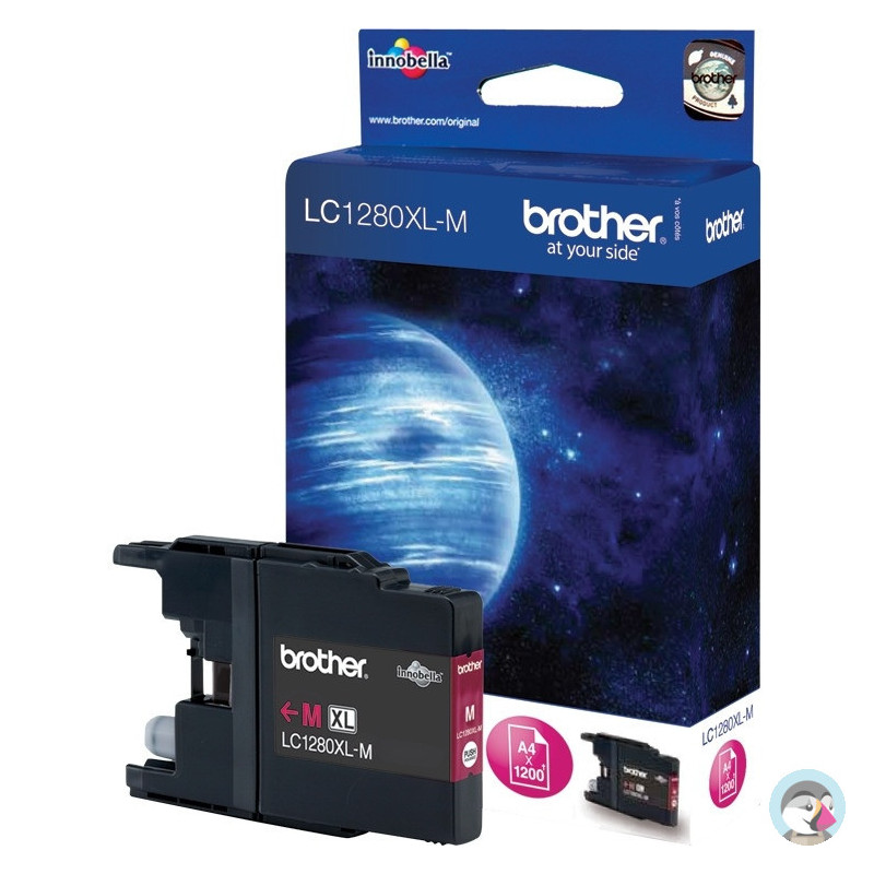 Tusz BROTHER (LC1280XL-M) purpurowy 1200str MFCJ6910DW