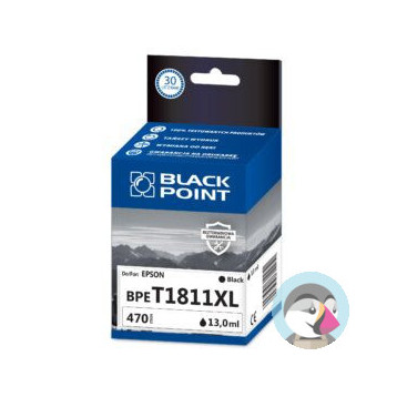 Tusz BLACK POINT (BPET1811XL) czarny 490str zamiennik EPSON (18XL/C13T18114010)