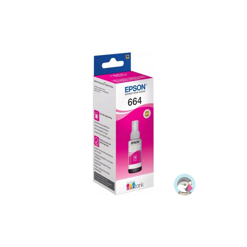 Tusz EPSON (T6643/C13T66434A) purpurowy 6500str/70ml