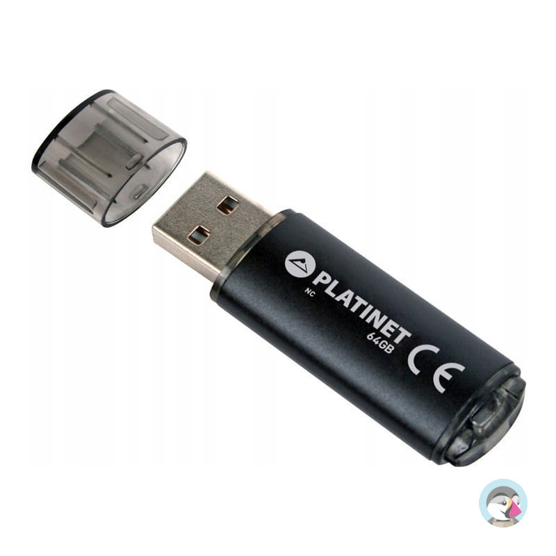 Pamięć USB-A 64GB PLATINET X-DEPO USB 2.0 czarny (42117)