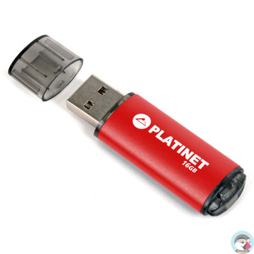 Pamięć USB-A 16GB PLATINET X-DEPO USB 2.0 czerwony (42174)