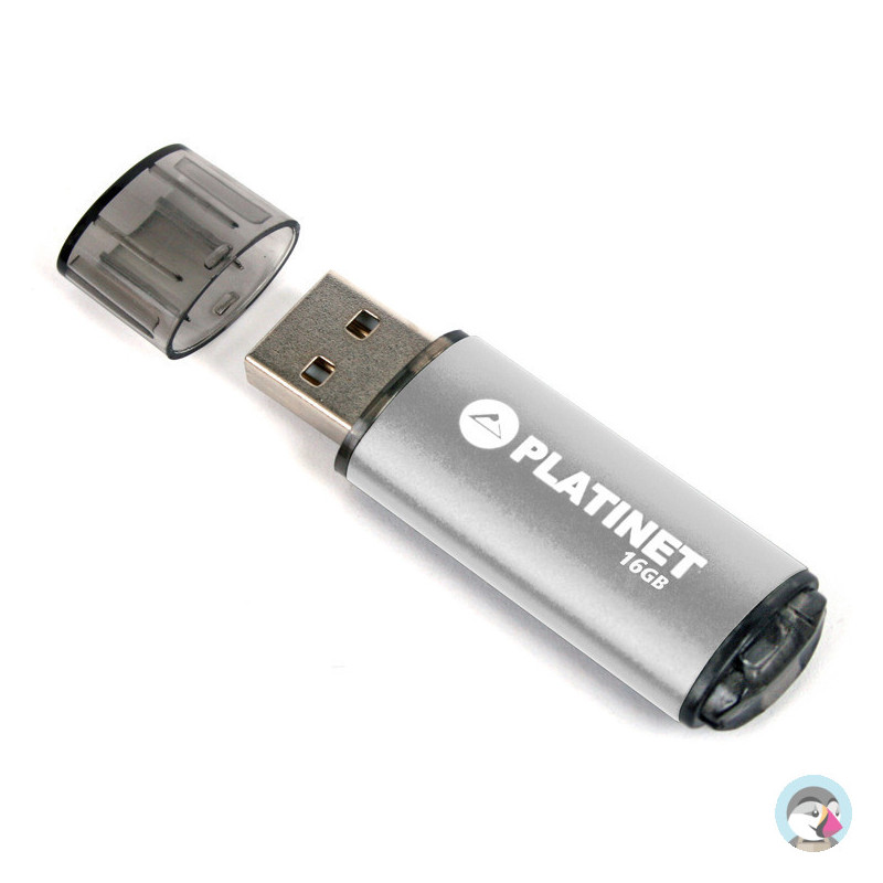 Pamięć USB-A 16GB PLATINET X-DEPO USB 2.0 srebrny (42175)