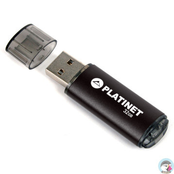 Pamięć USB-A 32GB PLATINET X-DEPO USB 2.0 czarny (40621)