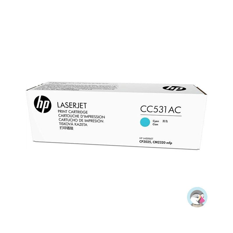 Toner HP 304A (CC531AC) niebieski 2800str korporacyjny CM2320/CP2020/CP2025