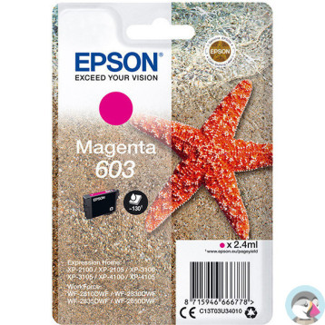 Tusz EPSON (603/C13T03U34010) purpurowy 2,4ml