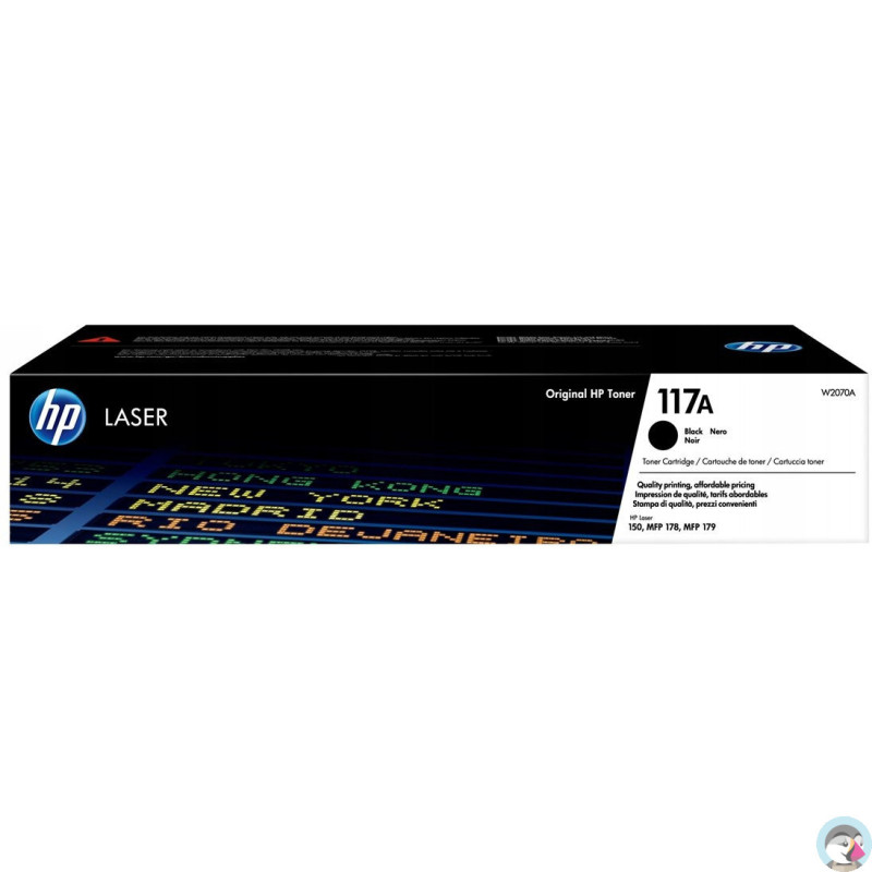 Toner HP 117A (W2070A) czarny 1000str