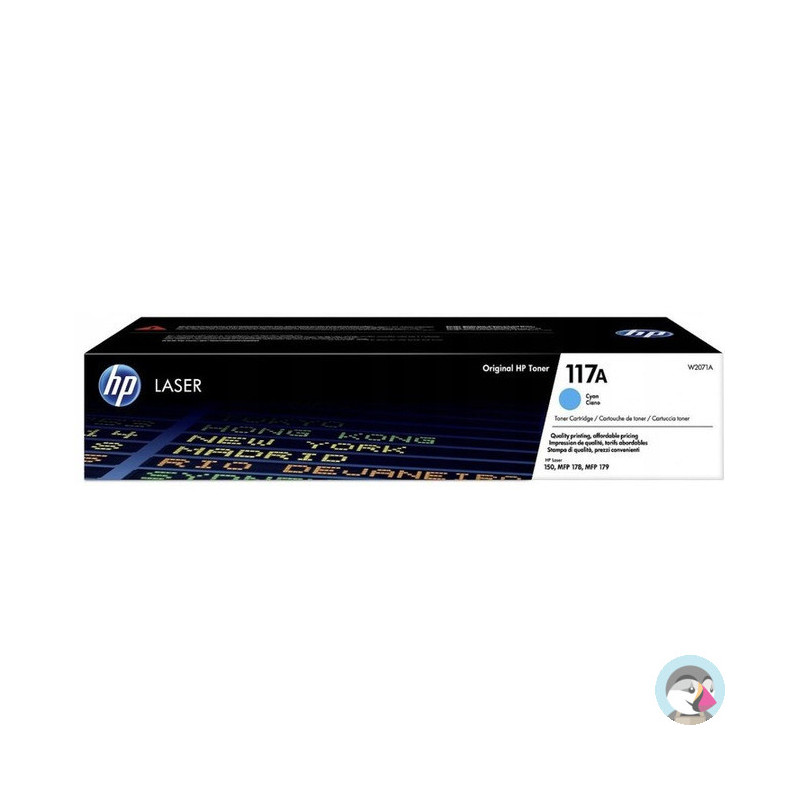 Toner HP 117A (W2071A) niebieski 700str