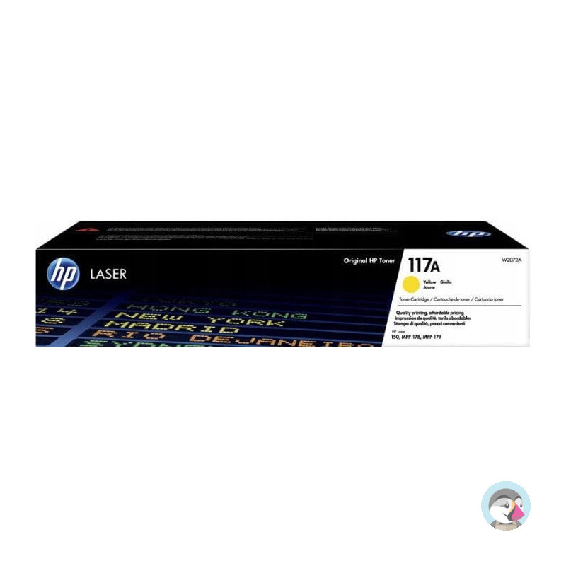 Toner HP 117A (W2072A) żółty 700str