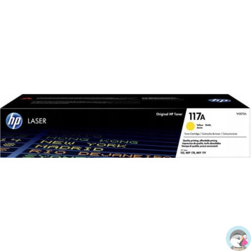 Toner HP 117A (W2072A) żółty 700str
