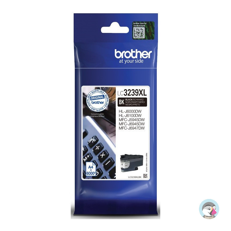Tusz BROTHER (LC3239XLBK) czarny 111,40ml/6000str