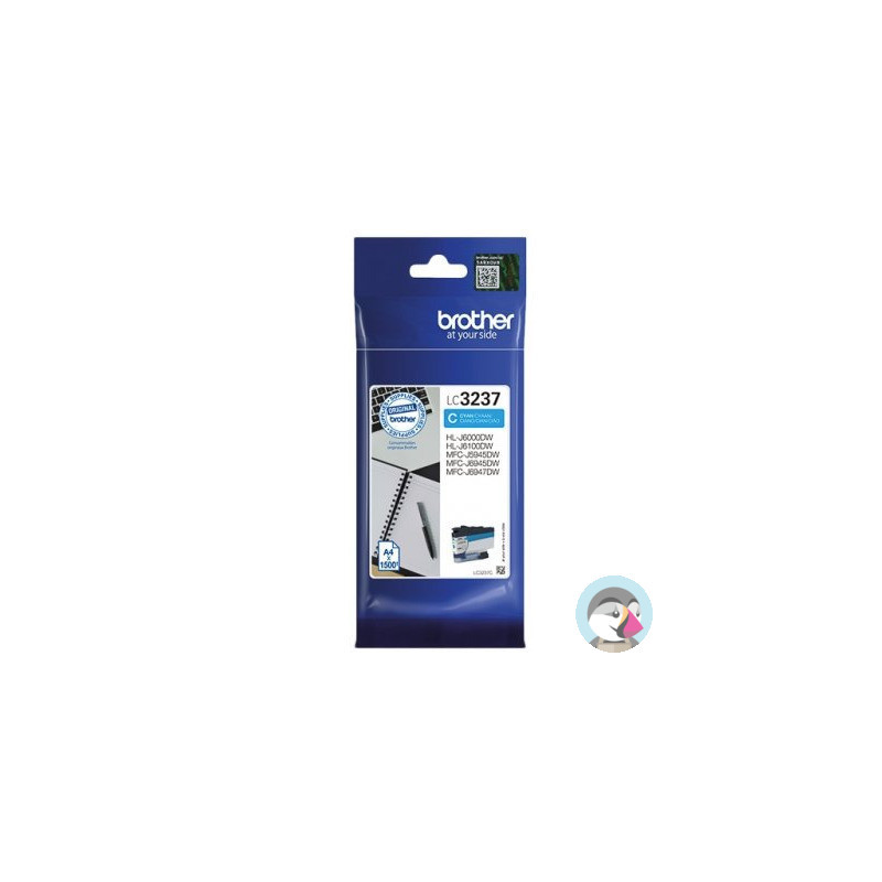 Tusz BROTHER (LC3237C) niebieski 1500str