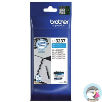 Tusz BROTHER (LC3237C) niebieski 1500str