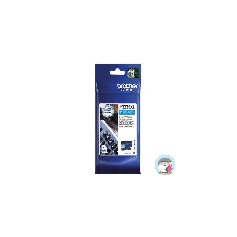 Tusz BROTHER (LC3239XLC) niebieski 5000str