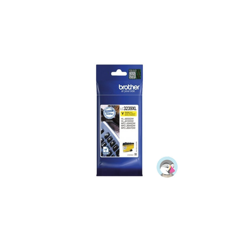 Tusz BROTHER (LC3239XLY) żółty 5000str