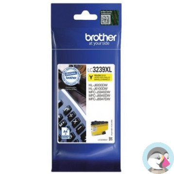 Tusz BROTHER (LC3239XLY) żółty 5000str