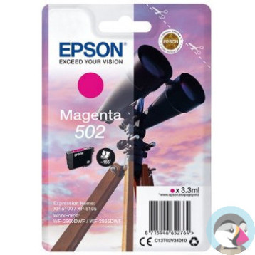 Tusz EPSON (502/C13T02V34010) purpurowy 3,3ml/160str