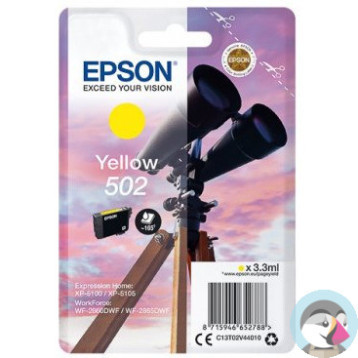 Tusz EPSON (502/C13T02V44010) żółty 3,3ml/160str