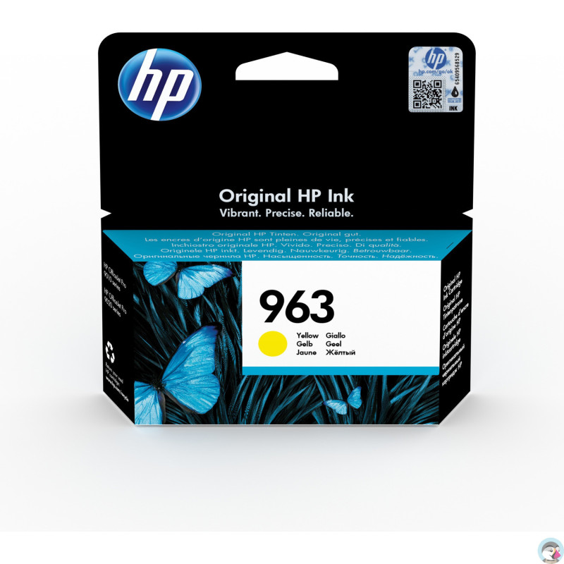 Tusz HP 963 (3JA25AE) żółty 700str