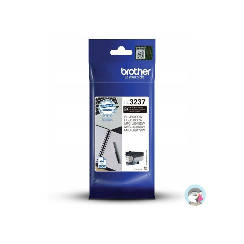 Tusz BROTHER (LC3237BK) czarny 60,11ml/3000str