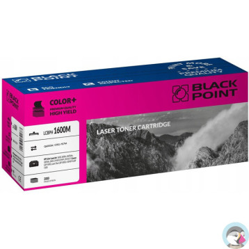 Toner BLACK POINT (LCBPH1600M) purpurowy 2000str zamiennik HP (124A/Q6003A)