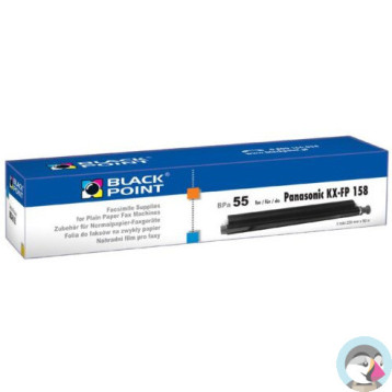 Folia do faksu BLACK POINT (BPPA55) zamiennik PANASONIC (KX-FA55) KX-FP80/81/85/153/158