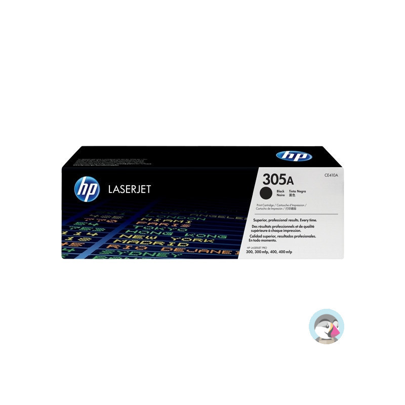 Toner HP 305A (CE410A) czarny 2200str LaserJet Pro300Color400Color