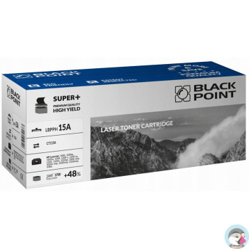 Toner BLACK POINT (LBPPH15A) czarny 3700str zamiennik HP (15A/C7115A)