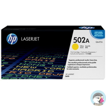 Toner HP 502A (Q6472A) żółty 4000str 3600