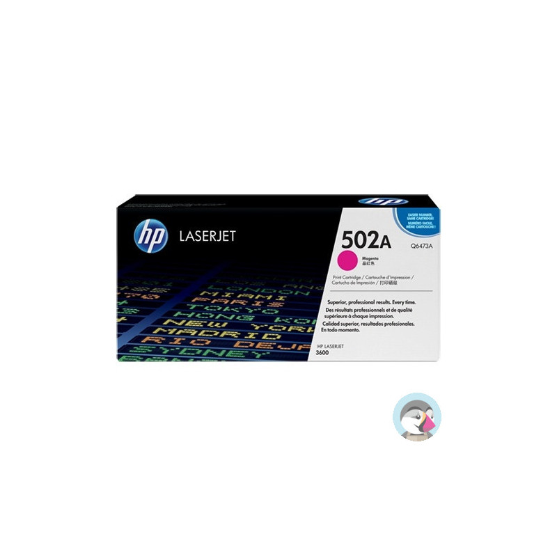Toner HP 502A (Q6473A) purpurowy 4000str 3600
