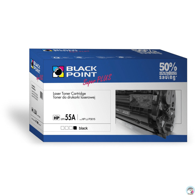 Toner BLACK POINT (LBPH55A) czarny 8000str zamiennik HP (55A/CE255A) P3015
