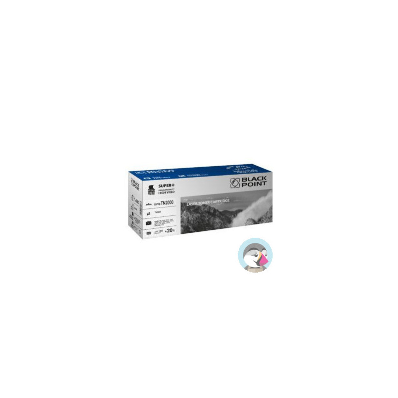 Toner BLACK POINT (LBPPBTN2000) czarny 3000str zamiennik BROTHER (TN-2000)