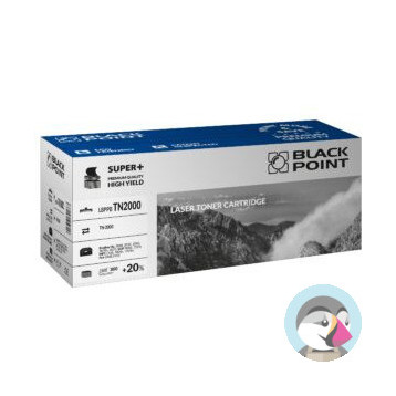 Toner BLACK POINT (LBPPBTN2000) czarny 3000str zamiennik BROTHER (TN-2000)