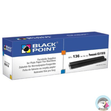 Folia do faksu BLACK POINT (BPPA136) zamiennik PANASONIC (KX-FA136) KX-F969/1010/1015