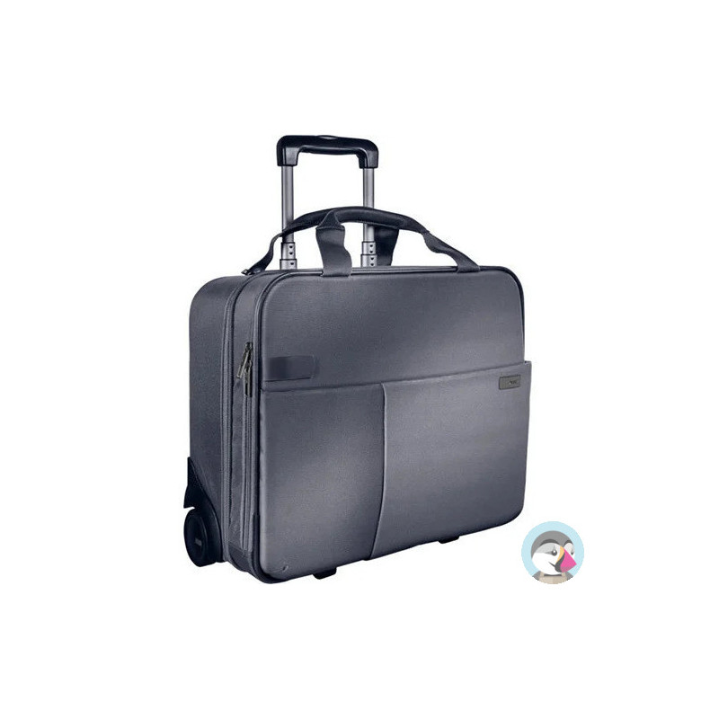 Torba na laptopa na kółkach 15,6 LEITZ Smart srebrno-szara 60590084
