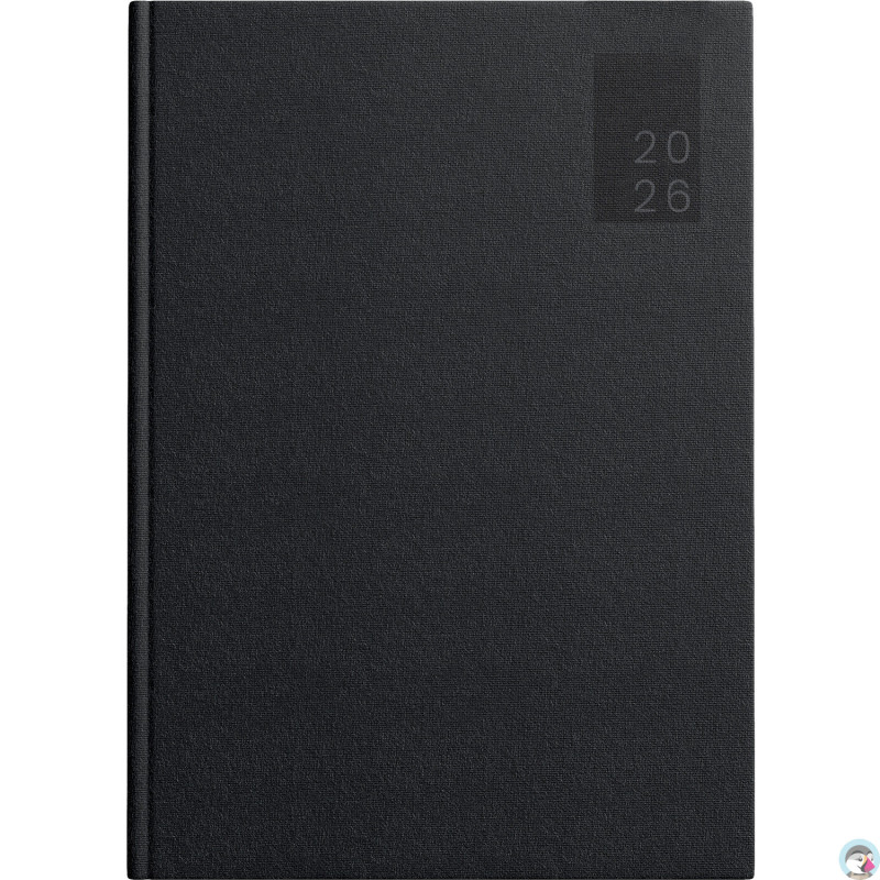 Kalendarz A5 dzienny czarny BASIC 2026r 400204119 TOP 2000